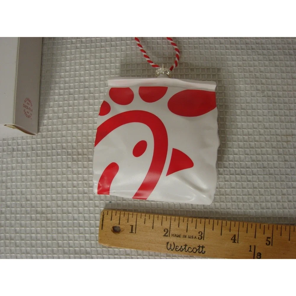 Chick-fil-A Original Chicken Sandwich Foil Bag Holiday Ornament 2024 LIMITED ED